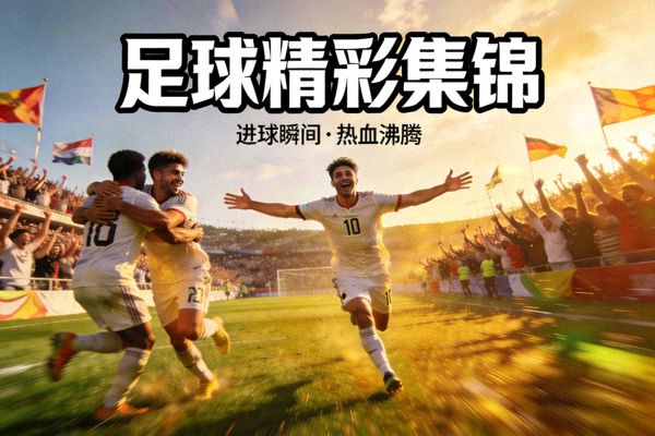 足球精彩集锦视频封面 - 球员进球后庆祝的瞬间